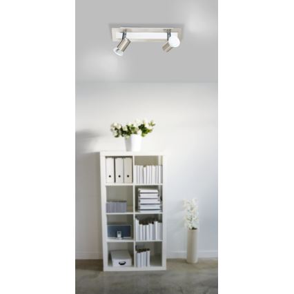 Eglo - Væg-/loftlampe 2xGU10/LED/3W