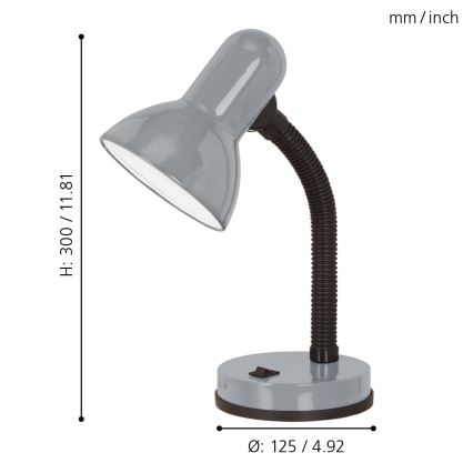 Eglo - Bordlampe  1xE27/40W/230V