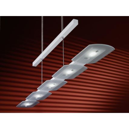 EGLO 91071 - LED pendel dæmpbar TIGHT 5xLED/4,76W hvid