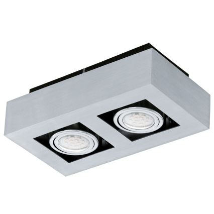 Eglo - LED spotlampe 2xGU10-LED/5W/230V
