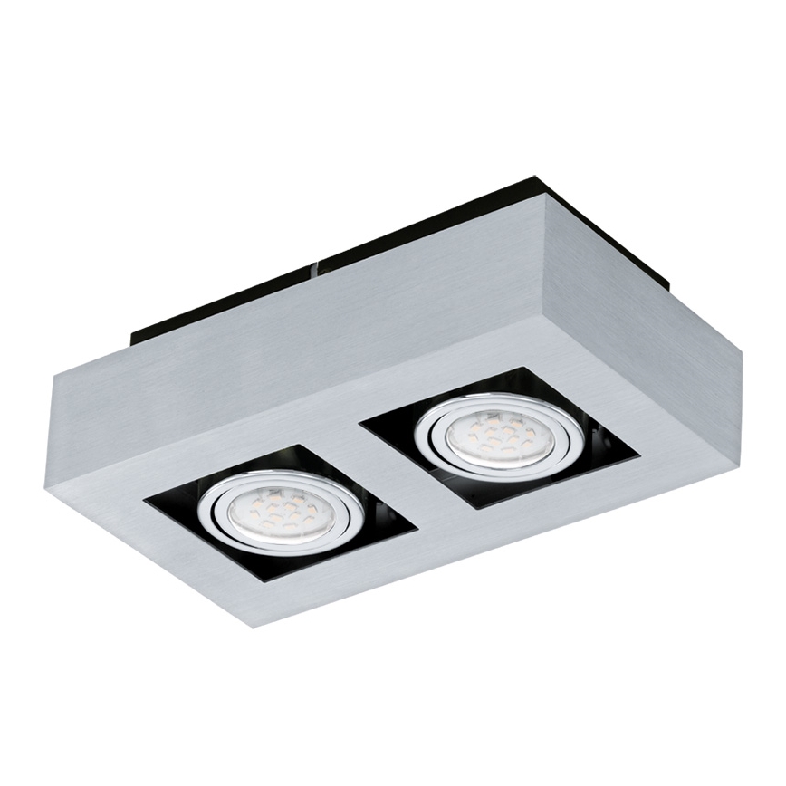 Eglo - LED spotlampe 2xGU10-LED/5W/230V