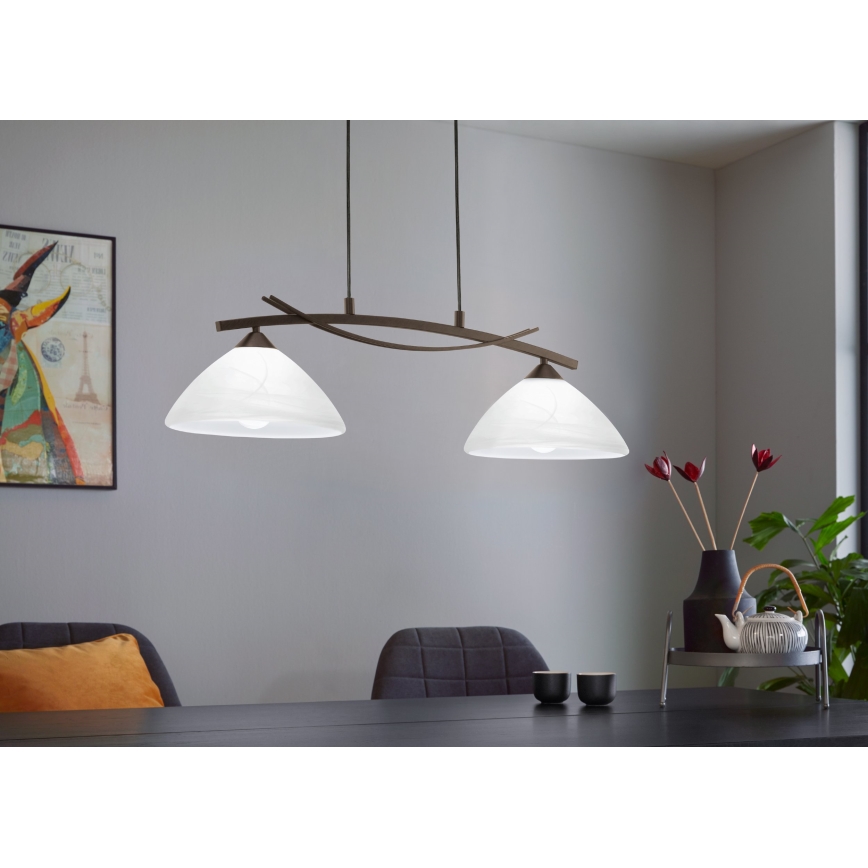 Eglo - Lysekrone 2xE27/60W/230V