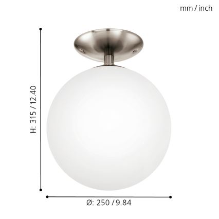 EGLO - Loftlampe 1xE27/60W diameter 25 cm