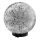 EGLO 91638 - Udendørs lille kort TERRALUNA 1 1xE27/18W antik sort / hvid IP44