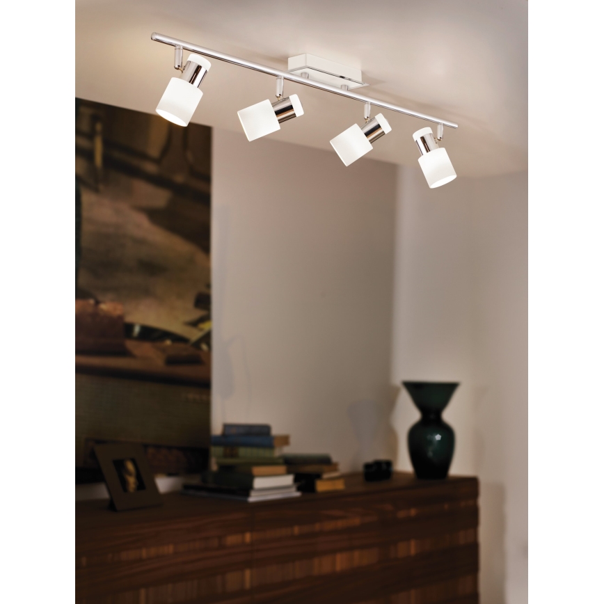 Eglo - LED spotlampe 4xGU10-LED/5W/230V