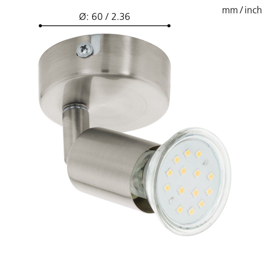 Eglo - LED vægspot LED 1xGU10/2,8W/230V
