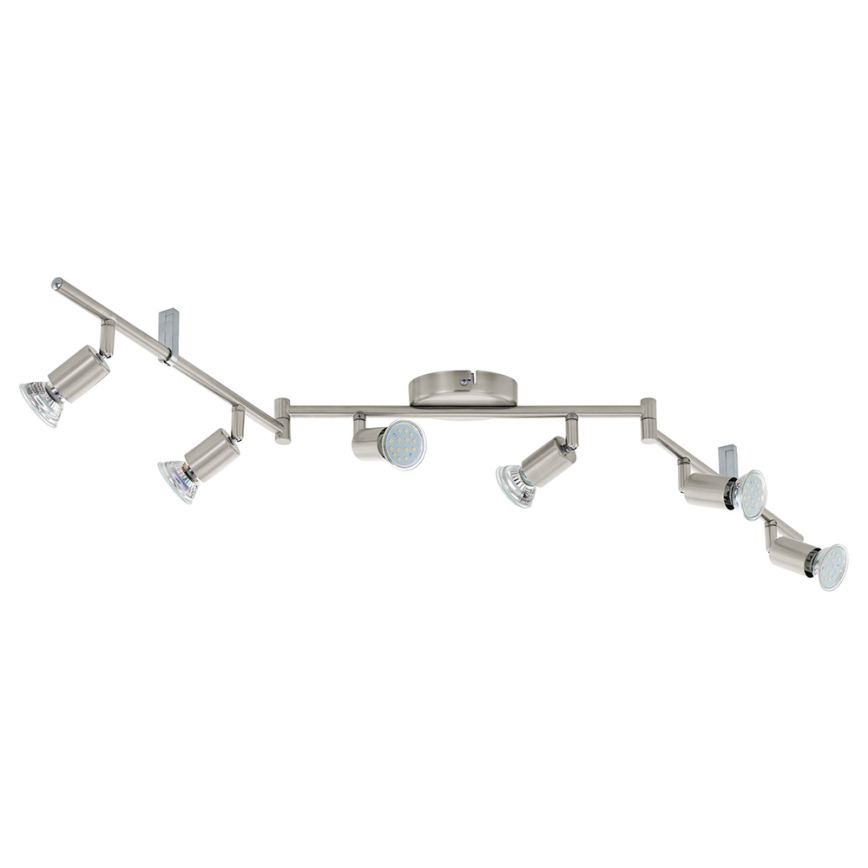 Eglo - LED spotlampe 6xGU10-LED/2,8W/230V