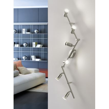 Eglo - LED spotlampe 6xGU10-LED/2,8W/230V