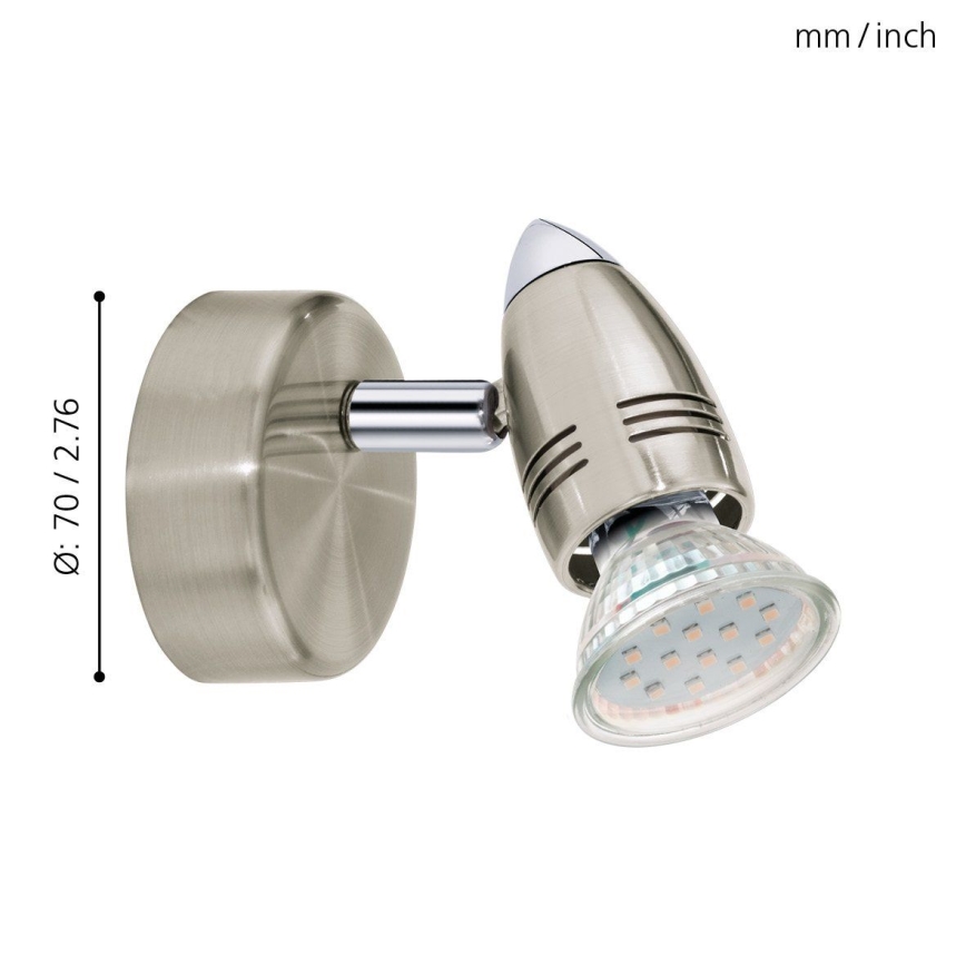Eglo - LED spotlampe 1xGU10/3W/230V