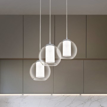 Eglo 92762 - Lysekrone på wire BOLSANO 3xE27/60W