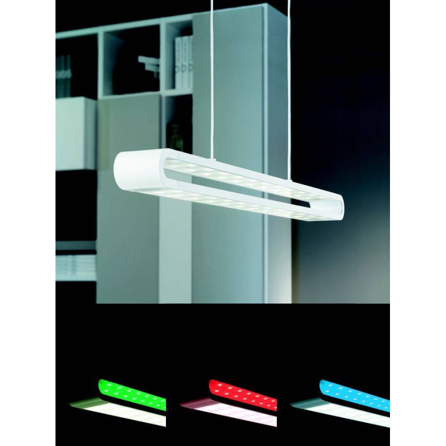 Eglo 93006 - Led hængelampe PERILLO LED/24W + LED-RGB/7W/230V