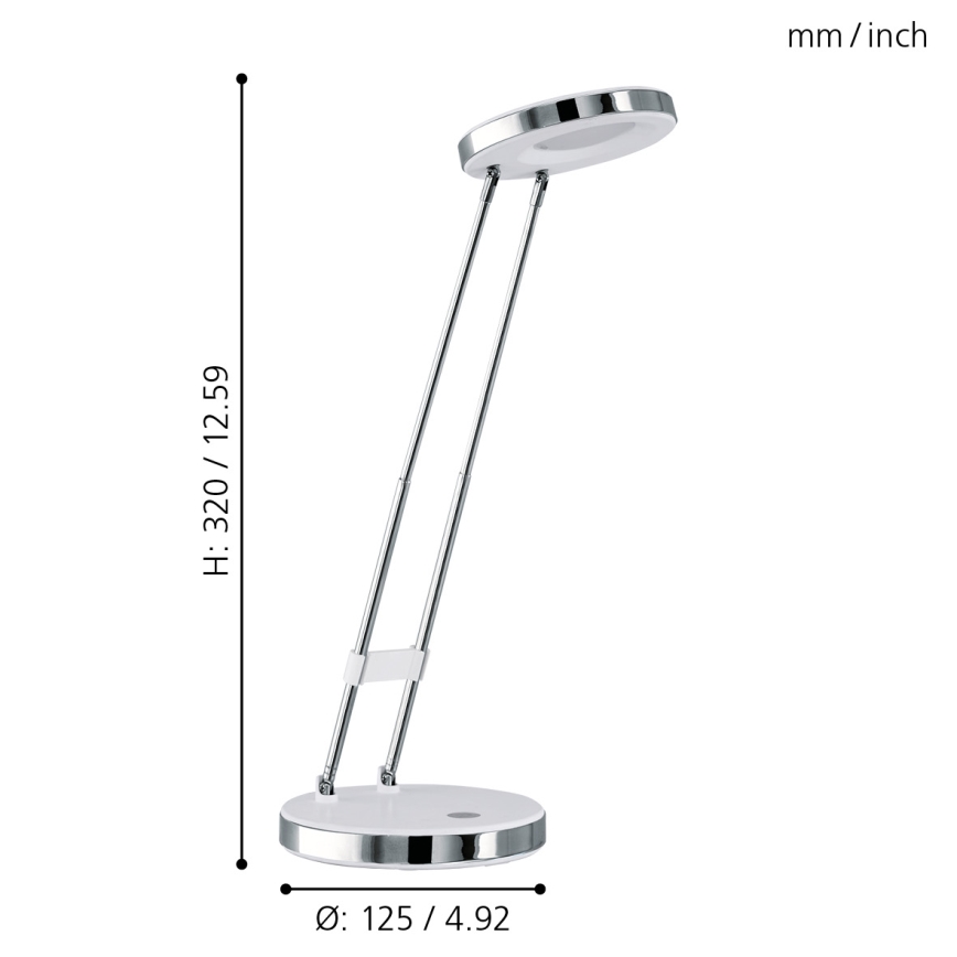Eglo 93077 - LED bordlampe GEXO LED/3W/230V