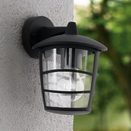 Eglo - Udendørs LED væglampe 1xE27/8,5W/230V IP44