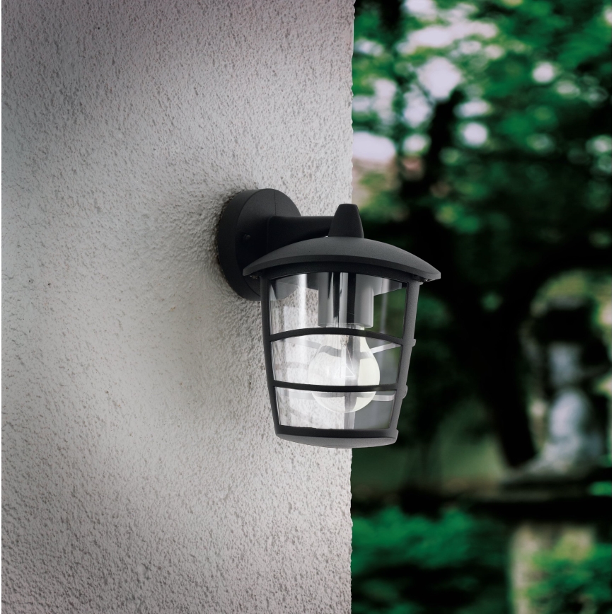Eglo - Udendørs LED væglampe 1xE27/8,5W/230V IP44