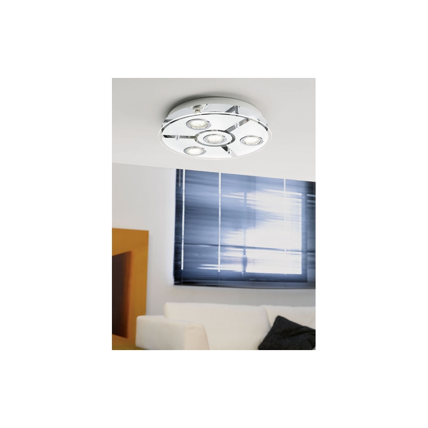 EGLO 93107 - LED loftlampe CABO 4xGU10/3W LED
