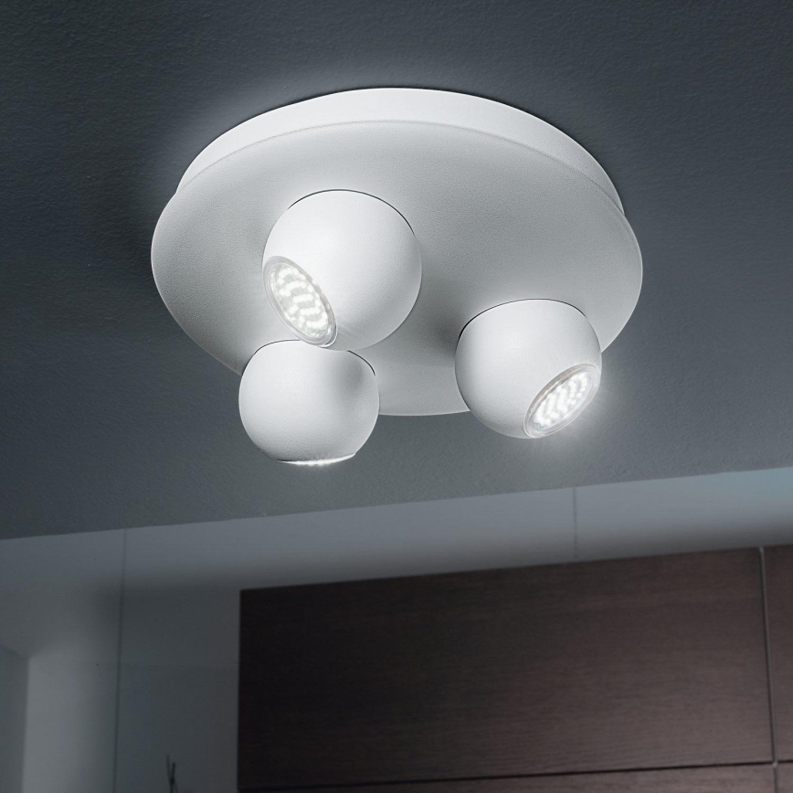 Eglo 93169 - LED spotlampe NORBELLO 3 3xGU10/5W/230V