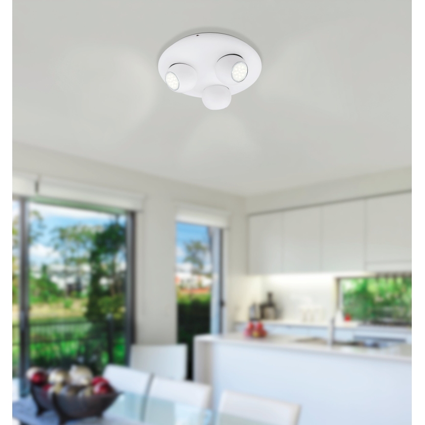 Eglo 93169 - LED spotlampe NORBELLO 3 3xGU10/5W/230V