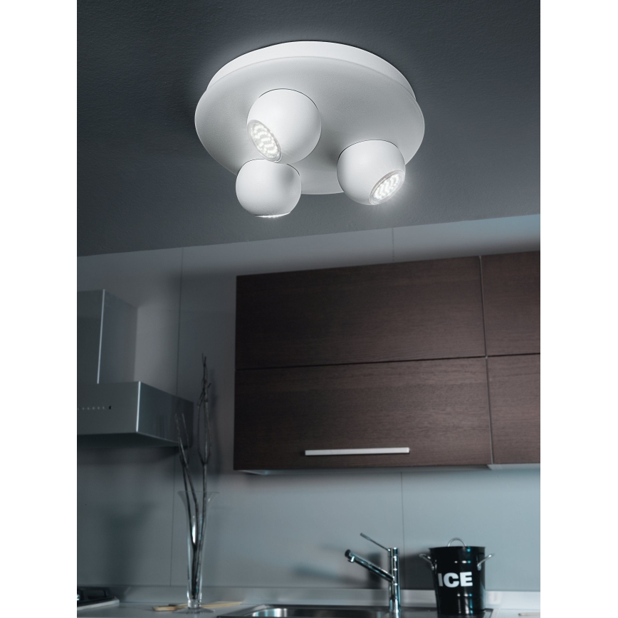 Eglo 93169 - LED spotlampe NORBELLO 3 3xGU10/5W/230V