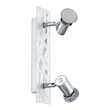 Eglo 93176 - LED spotlampe DAVEN 1 2xGU10-LED/5W/230V