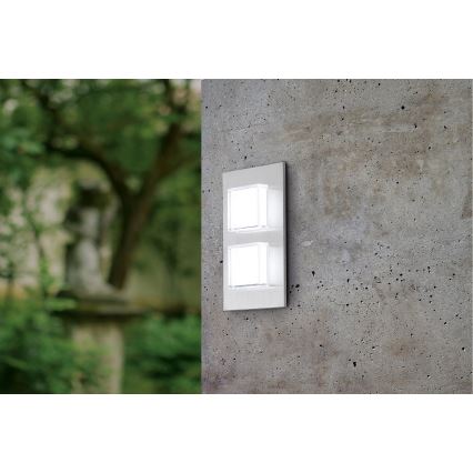Eglo 93365 - Udendørs LED væglampe PIAS 2xLED/2,5W/230V IP44