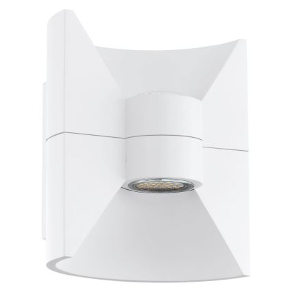 Eglo 93367 - LED Udendørs væglampe REDONDO Hvid 2xLED-SMD/2,5W/230V IP44