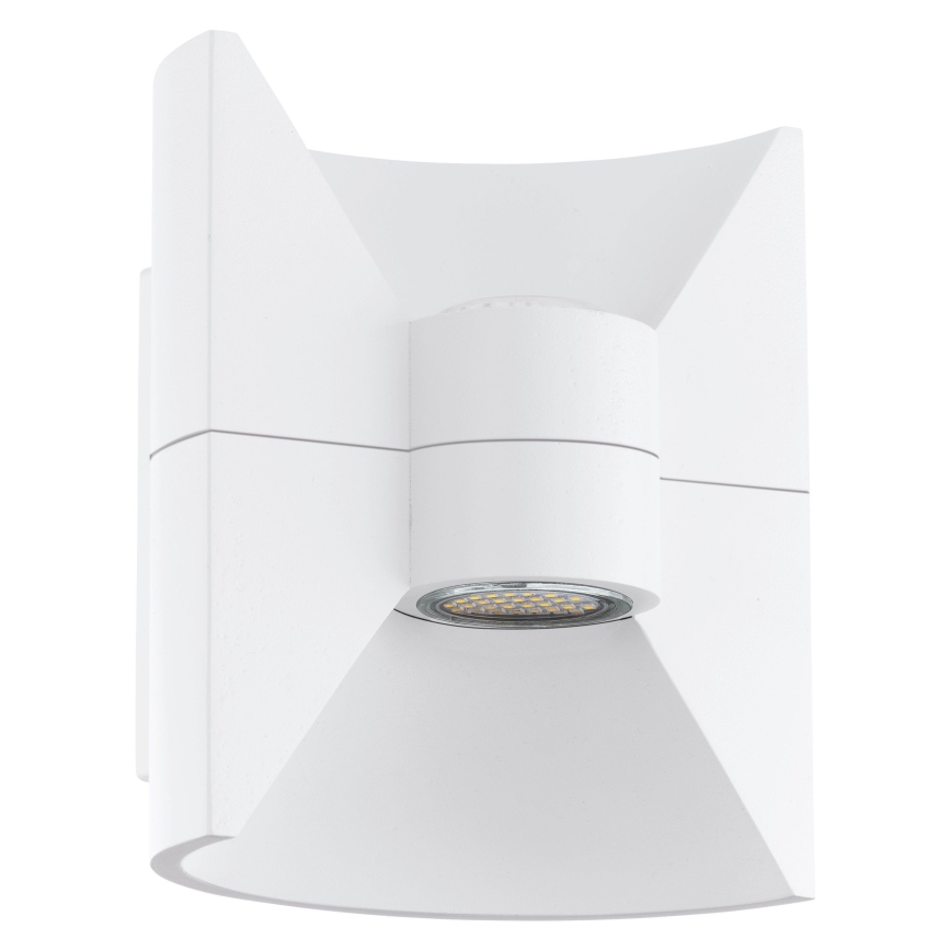 Eglo 93367 - LED Udendørs væglampe REDONDO Hvid 2xLED-SMD/2,5W/230V IP44