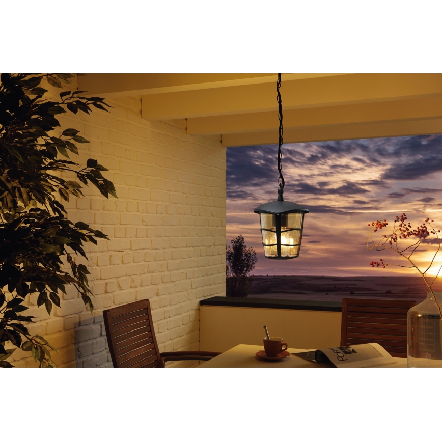 Eglo 93406 - LED udendørs lysekrone ALORIA 1xE27/8,5W/230V IP44