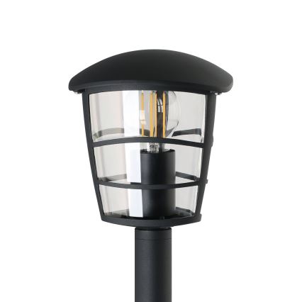 Eglo - Udendørs LED-lampe 1xE27/8,5W/230V IP44 sort