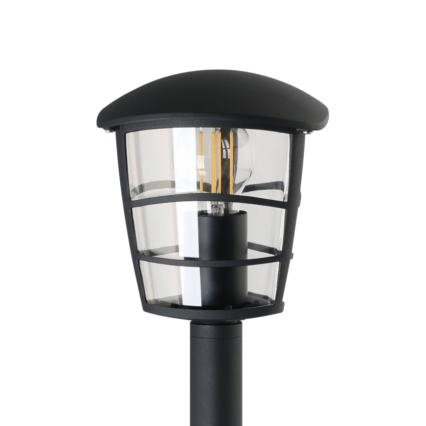 Eglo - Udendørs LED-lampe 1xE27/8,5W/230V IP44 sort