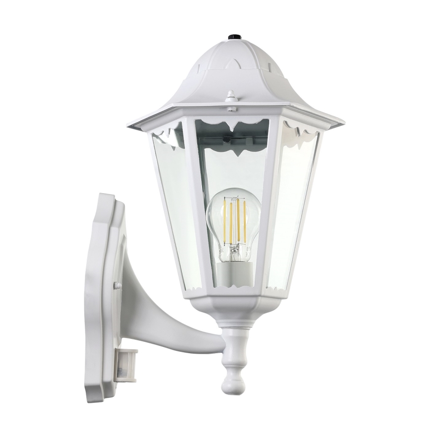 Eglo - Udendørs væglampe med sensor 1xE27/60W/230V IP44