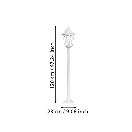 Eglo - Udendørslampe E27/60W/230V IP44