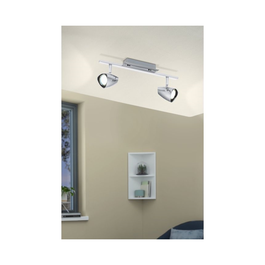 Eglo - LED spotlamper 2xGU10/3W/230V