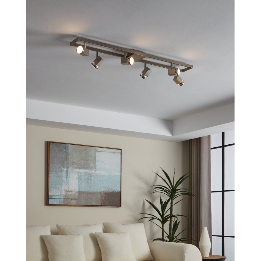 Eglo - LED spotlampe 6xGU10/5W/230V