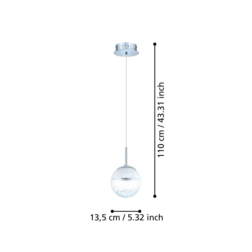 Eglo - LED-pendel LED/5W/230V