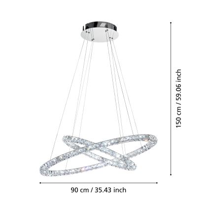 Eglo - LED pendel LED/56,1W/230V