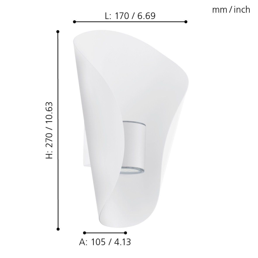 Eglo - Udendørs LED belysning 2xLED/2,5W/230V IP44