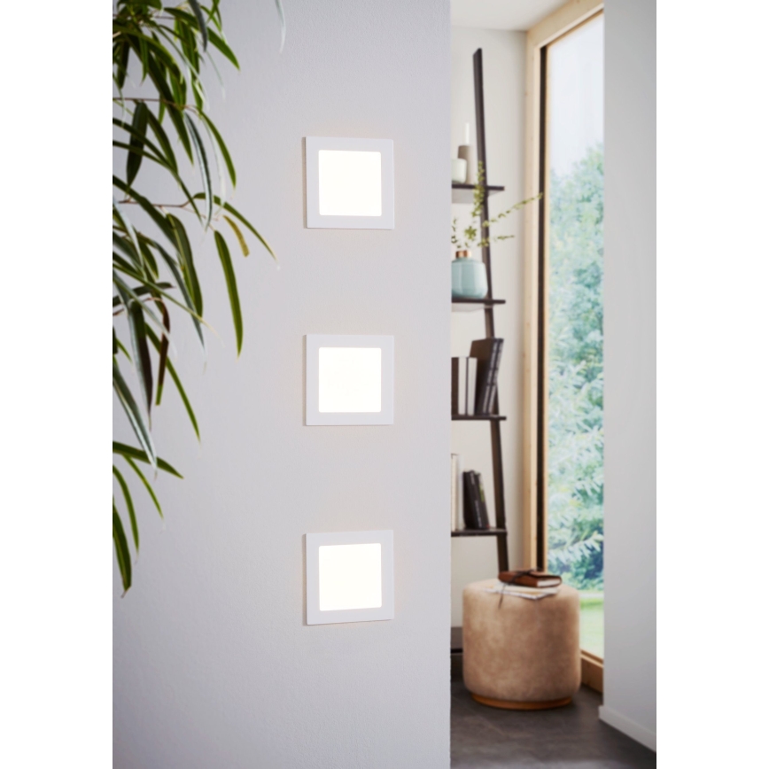 Eglo 94061 - LED indbygningsspot FUEVA 1 LED/10,95W/230V 17x17 cm