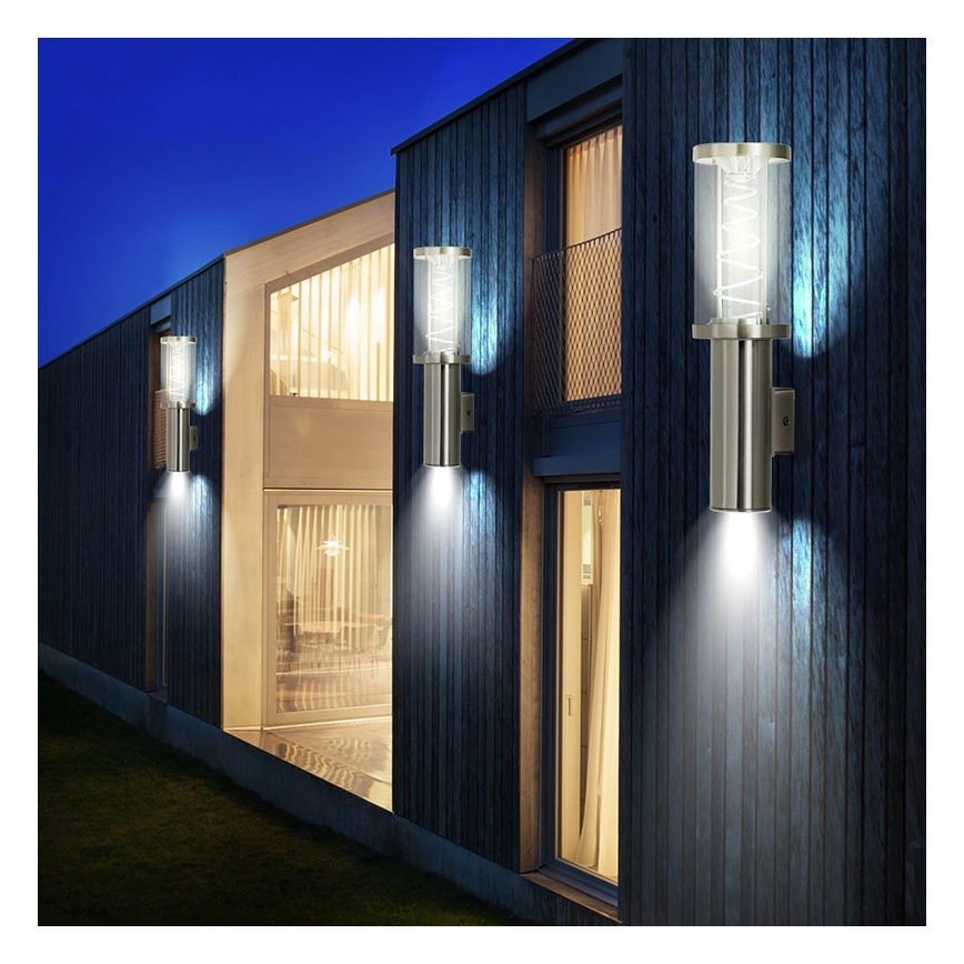 Eglo 94095 - LED udendørs væglampe TRONO 2xGU10/5W/230V IP44