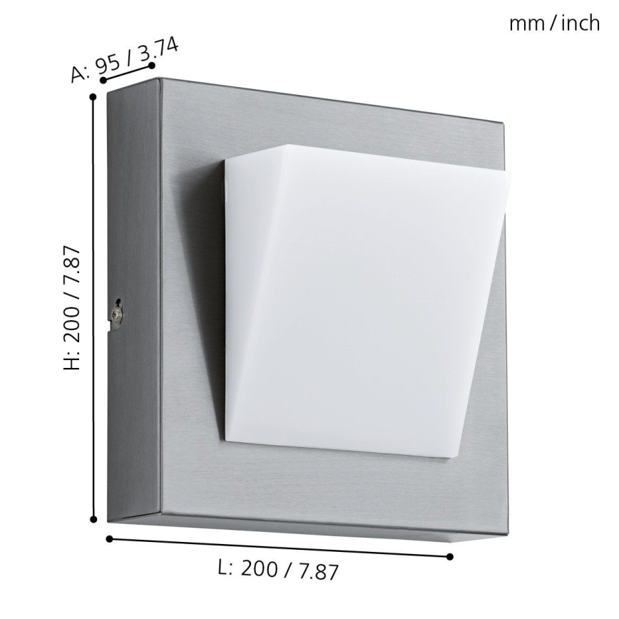 Eglo 94114 - LED udendørslampe GALARY 1 LED/3,7W/230V IP44