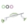 Eglo 94172 - LED spotlampe MODINO 2xGU10/3W/230V