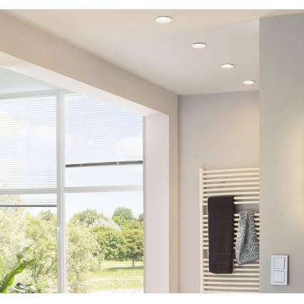 Eglo - Sæt med 3 LED-indbygningsspots PENETO 1xGU10-LED/3W/230V