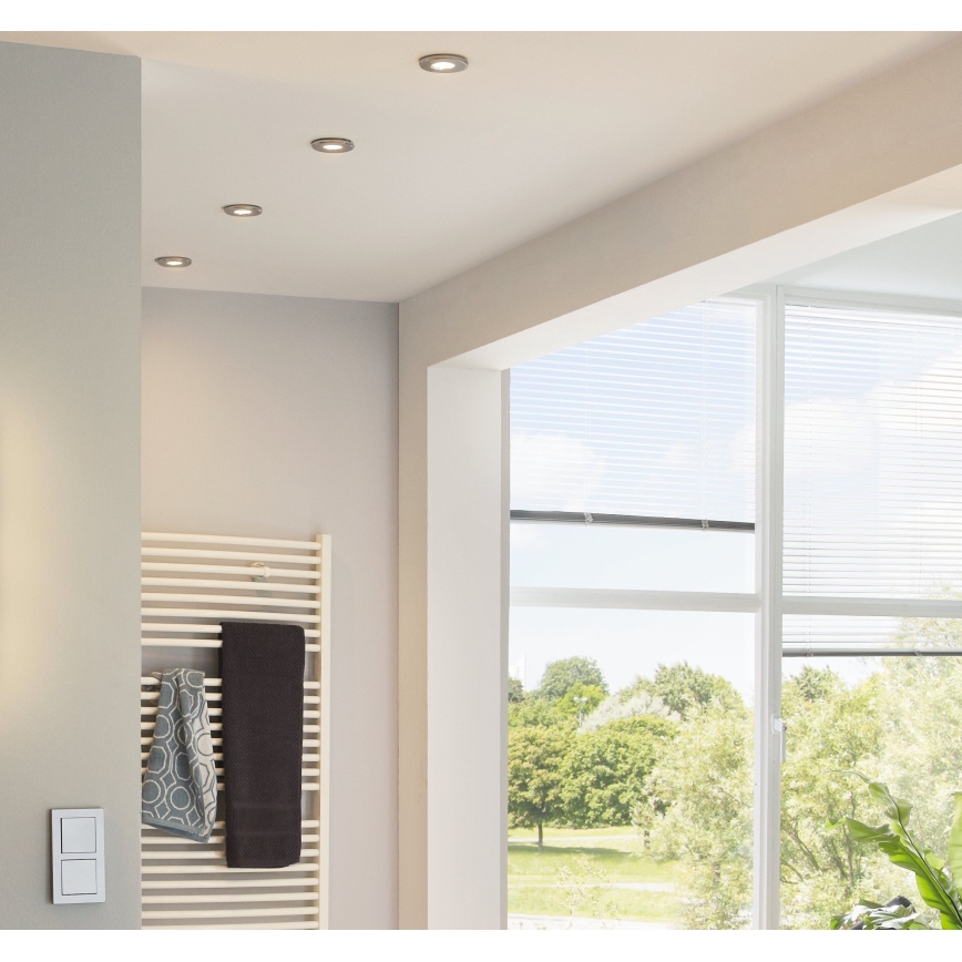 Eglo - Sæt med 3 LED-indbygningsspots PENETO 1xGU10-LED/3W/230V