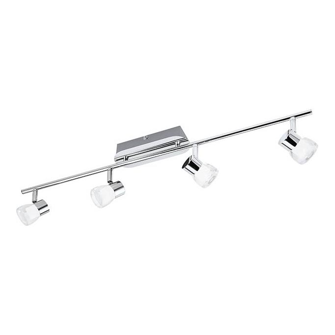 Eglo 94383 - LED spotlampe PERITO 4xLED/3W/230V 3000K skinnende krom