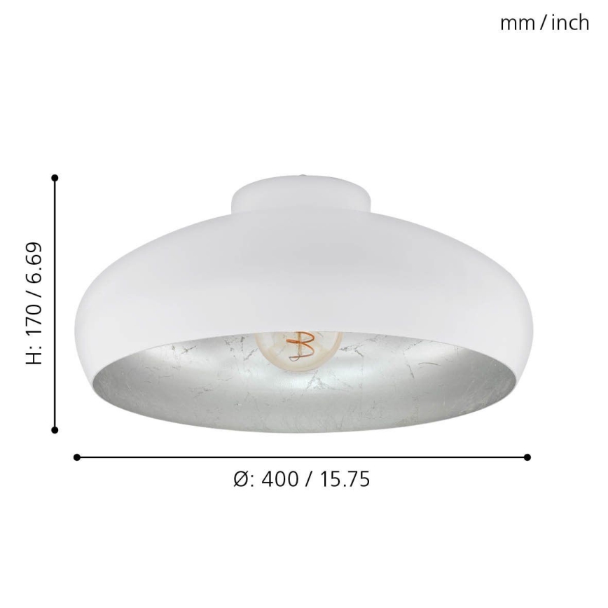 Eglo - Loftlampe 1xE27/60W/230V