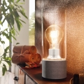 Eglo 94549 - Bordlampe TORVISCO 1xE27/60W/230V grå
