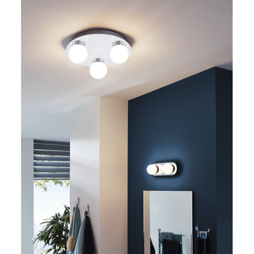 Eglo - LED badeværelseslampe 2xLED/3,3W/230V IP44