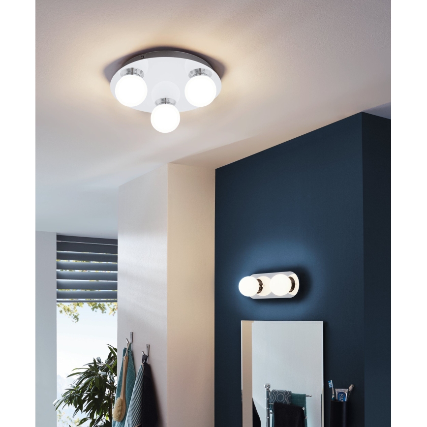 Eglo - LED badeværelseslampe 3xLED/3,3W/230V IP44