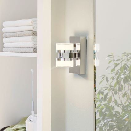 Eglo - LED væglampe til badeværelse 2xLED/4,5W/230V IP44