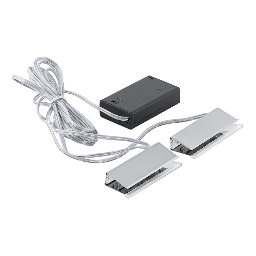 Eglo 94688 - SÆT 2x LED underskabslampe til køkken - LED clips GASTEGO 3xAA 4000K