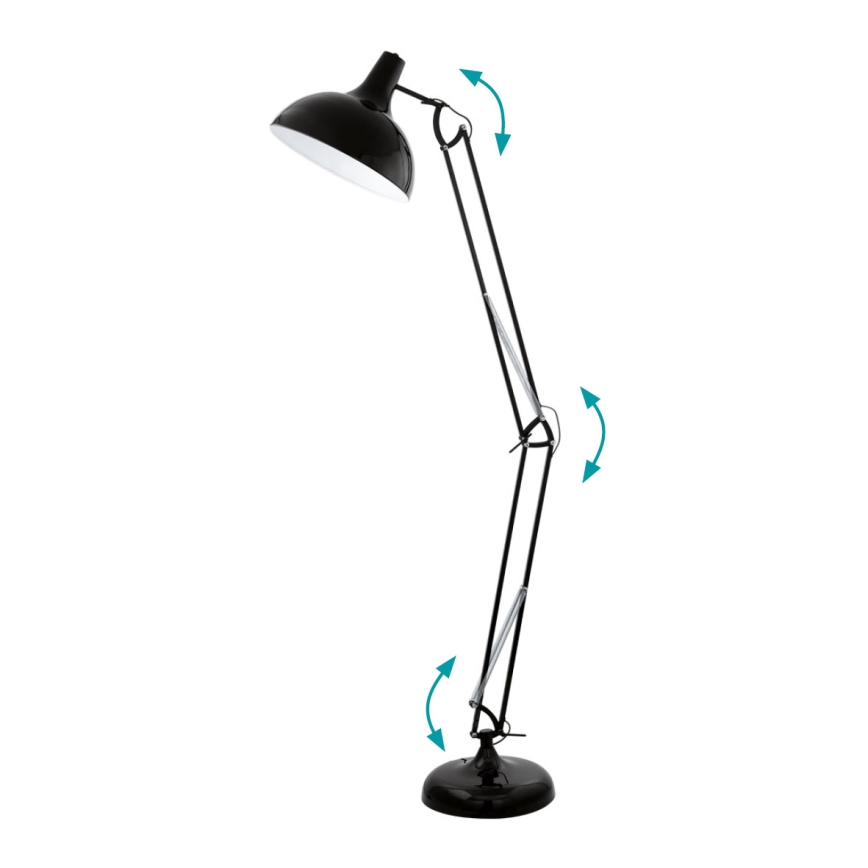 Eglo - Gulvlampe  1xE27/60W/230V